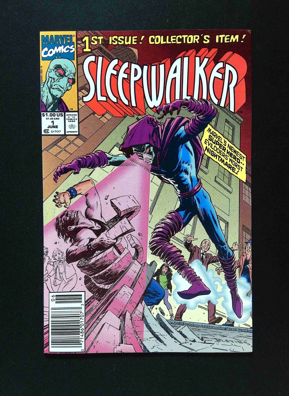 Sleepwalker #1  MARVEL Comics 1991 VF+ NEWSSTAND