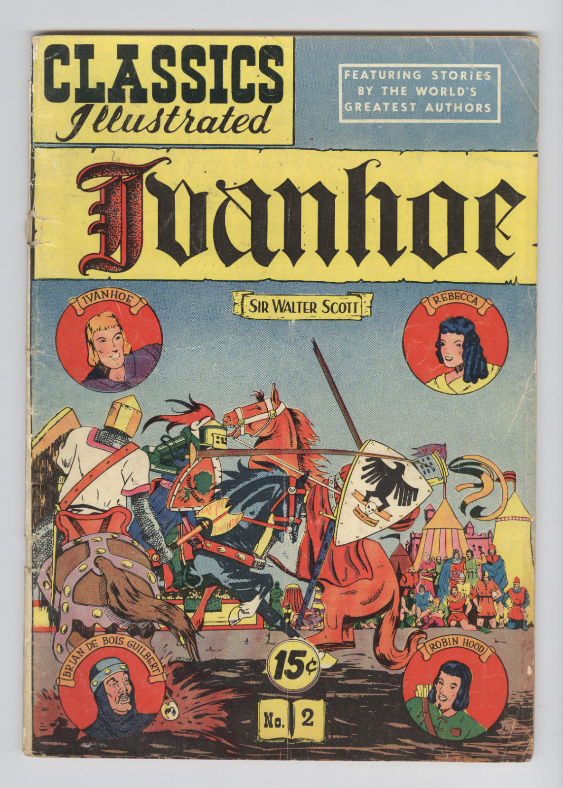 Classics Illustrated #2 VG- Ivanhoe