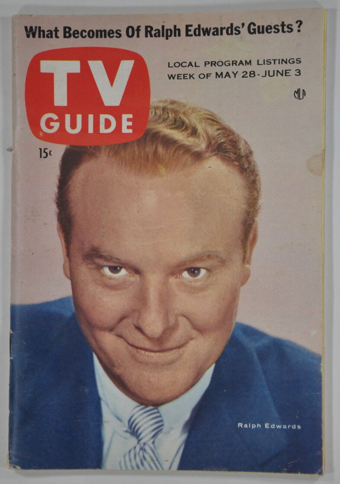 TV GUIDE May 28, 1955 Ralph Edwards
