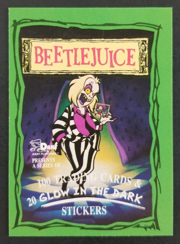Beetlejuice 1990 Dart Title Card #1 (NM)