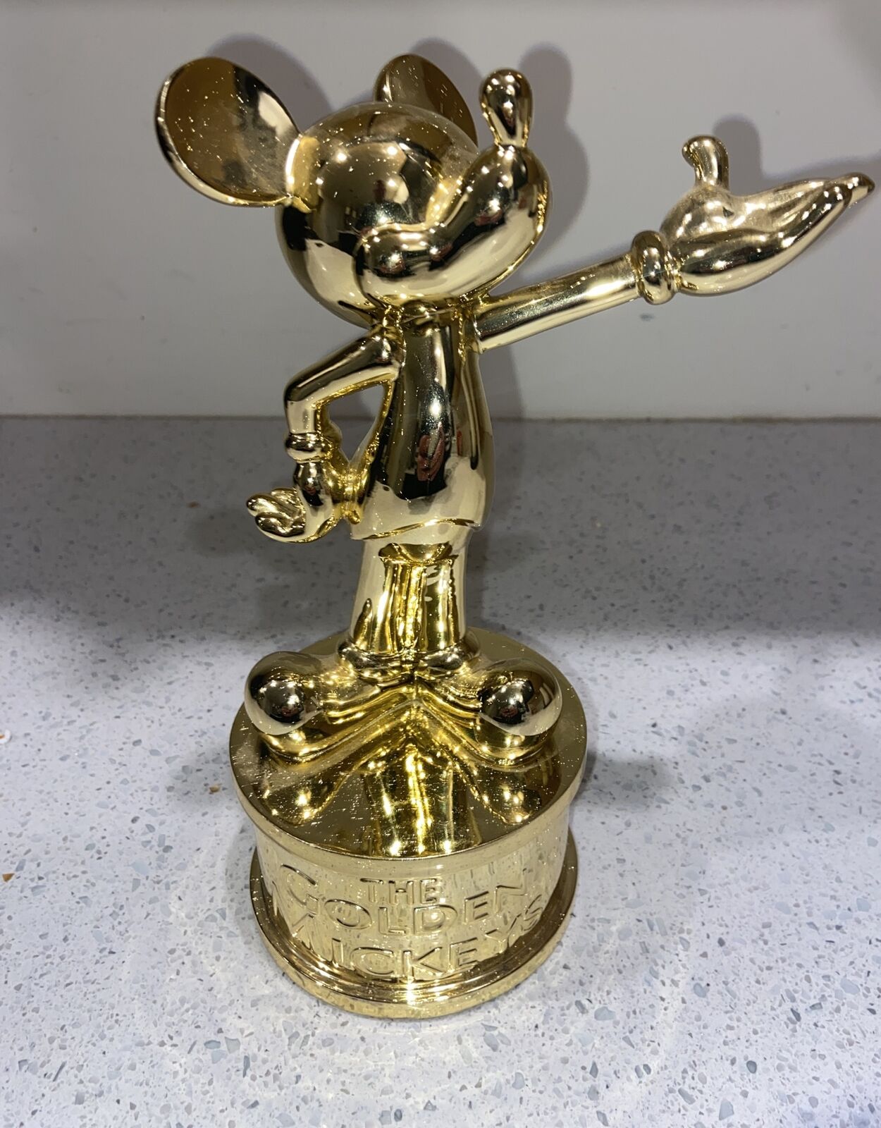 Disney Cruise Line DCL Dream Magic Golden Mickey Mouse Award Statue