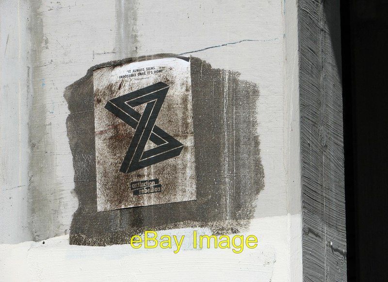 Photo 6x4 Extinction Rebellion graffiti on the Magdalen Street flyover No c2020