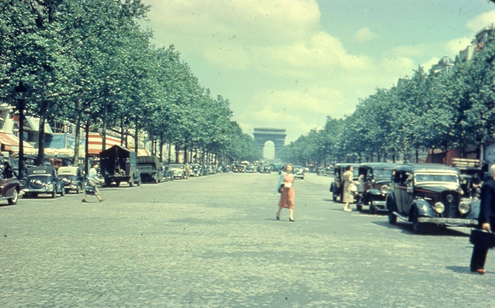 Vintage images of Paris France 10 souvenir slides  by Mestons and Atkins