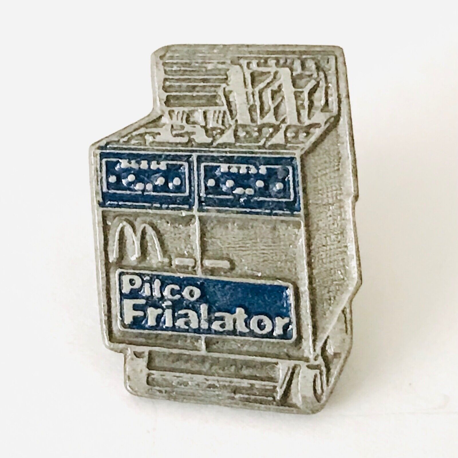Vintage McDonald\'s Pitco Frialator French Fryer Employee Pin Appliance Ad Promo