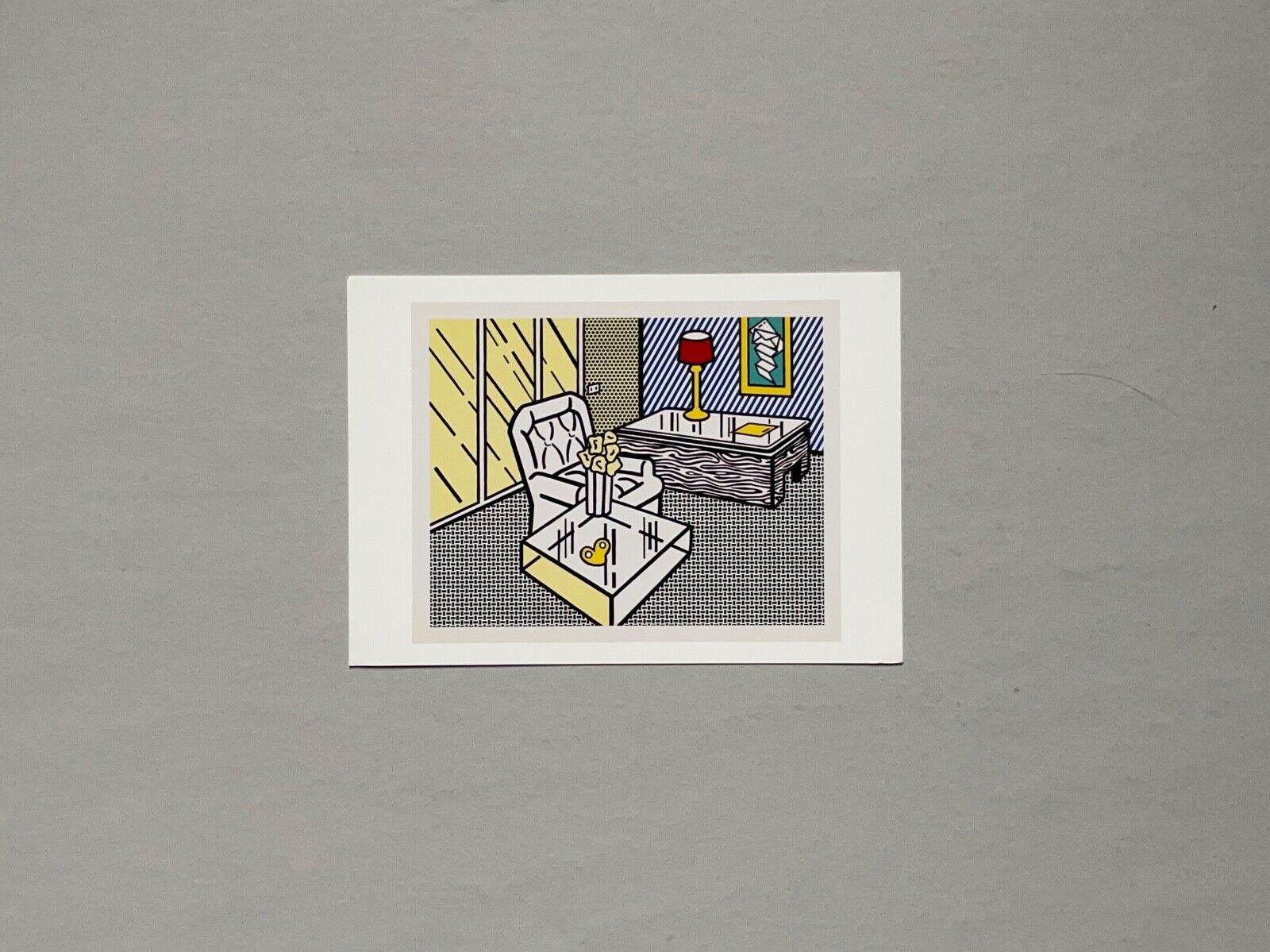 Roy Lichtenstein • “The Den,” 1991 POSTCARD