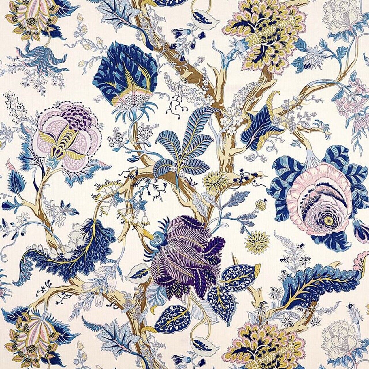 Indian Arbre Hyacinth  by Schumacher Designer Fabric