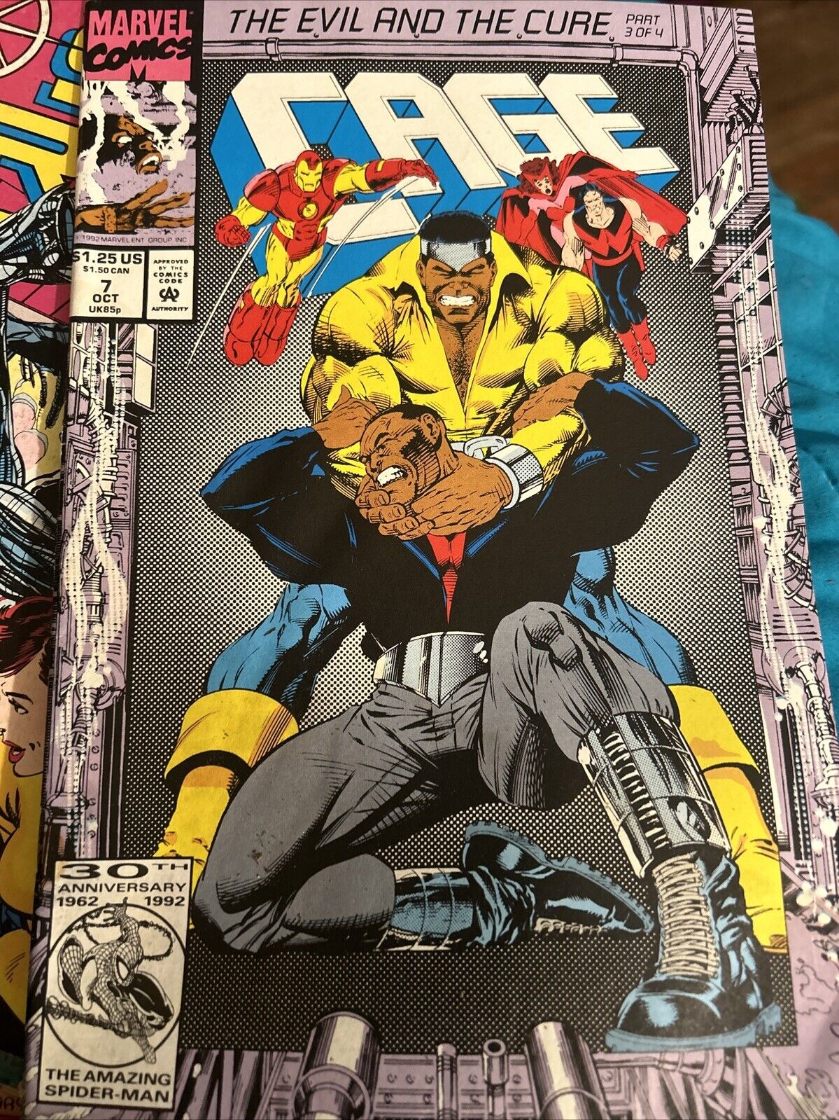 Cage #7 (Oct 1992, Marvel) VF 