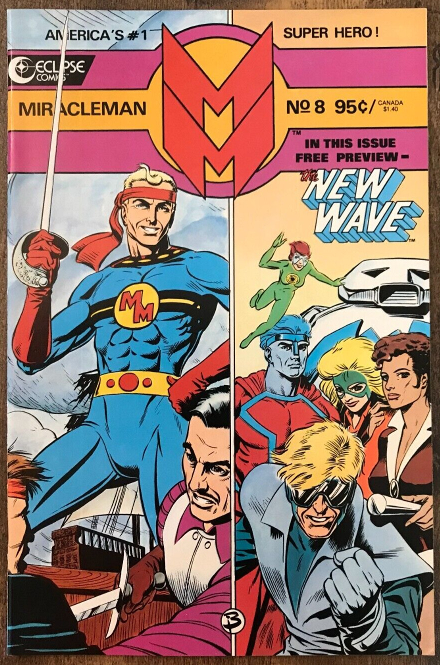 Miracleman #8 By Yronwode Austen Angelo New Wave Marvelman Eclipse NM/M 1986
