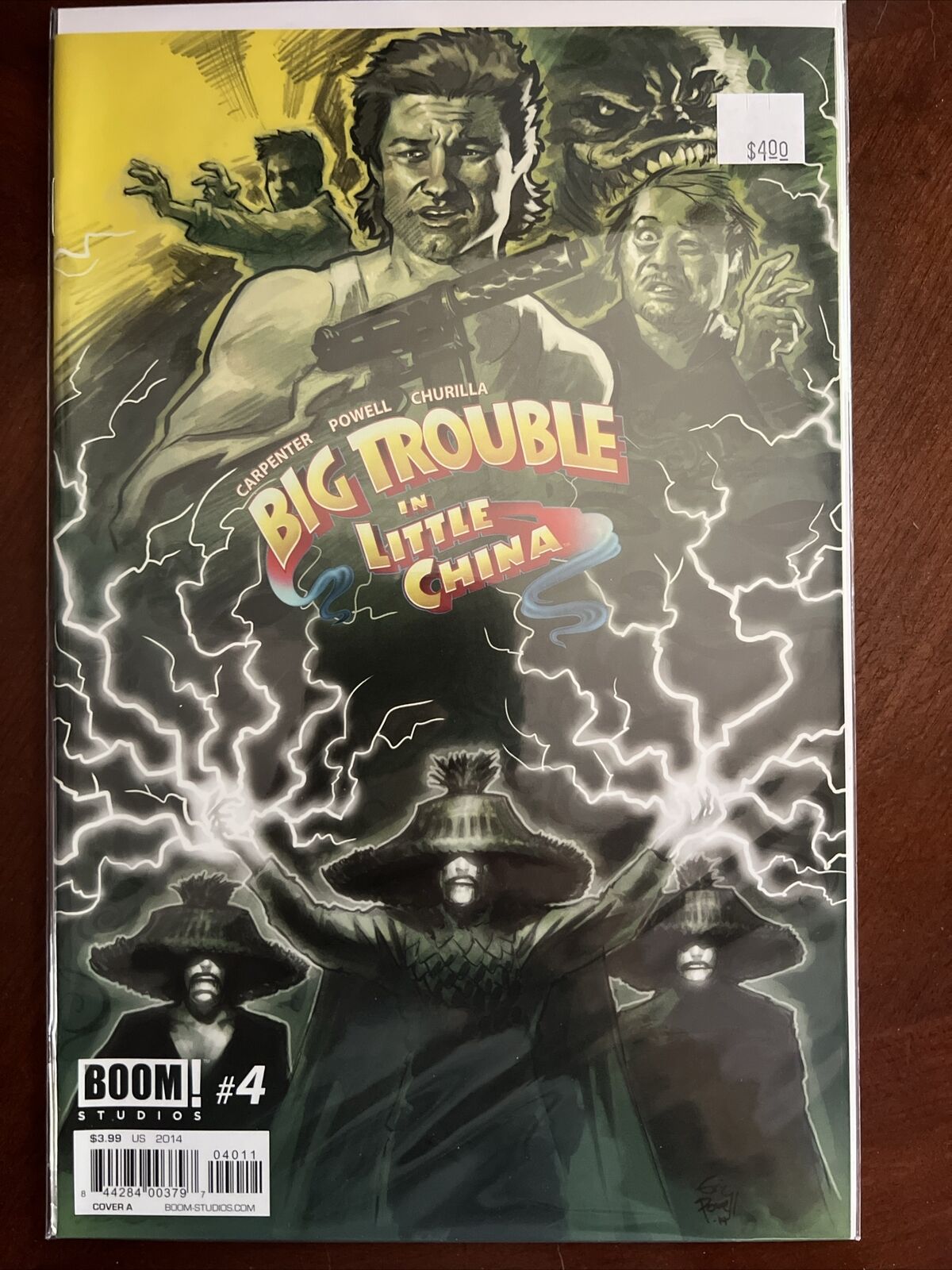 BIG TROUBLE IN LITTLE CHINA 4 ERIC POWELL COVER BOOM STUDIOS 2014