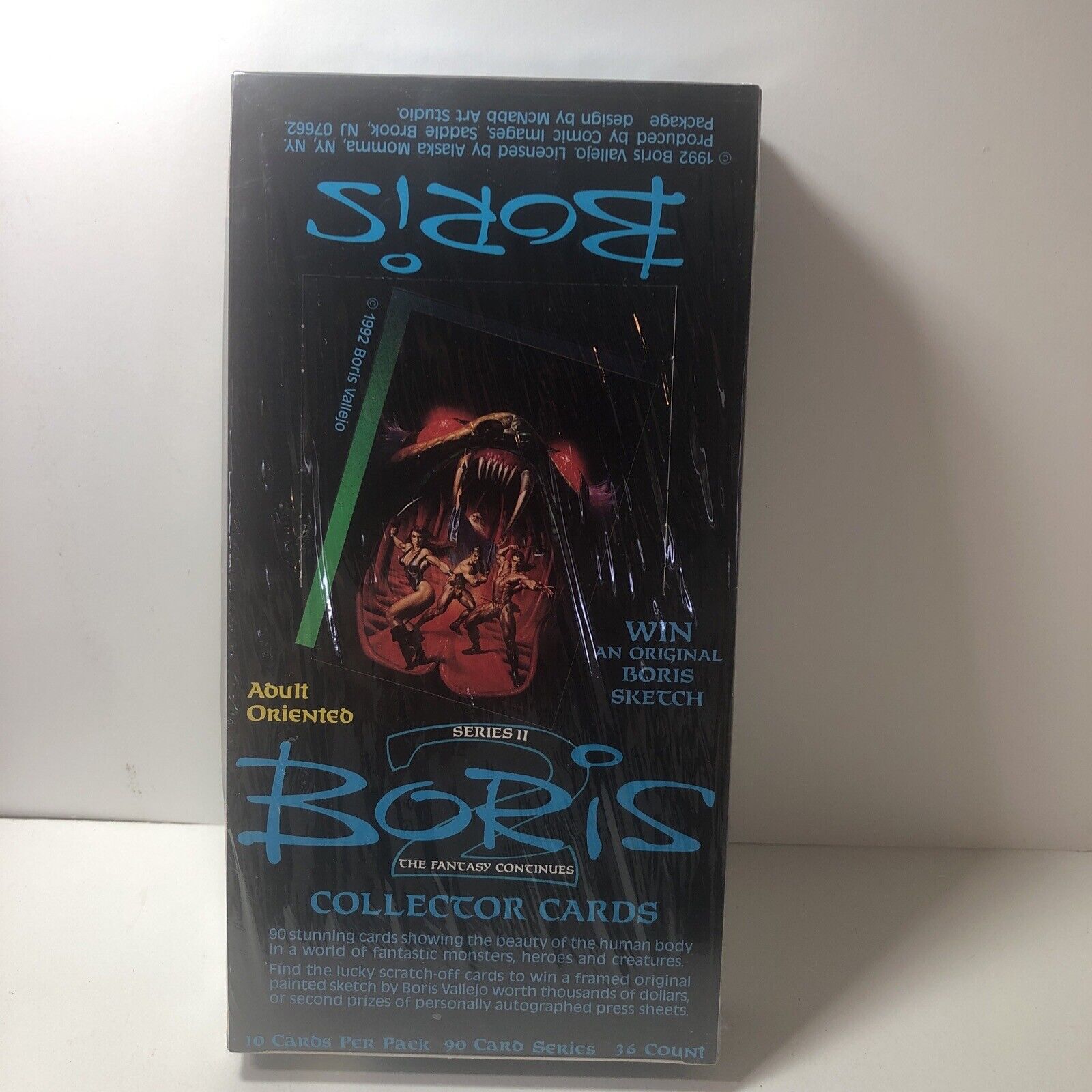 1995 Boris Series II 2 Two Trading Card Box Comic Images 36 CT Factory Sealed