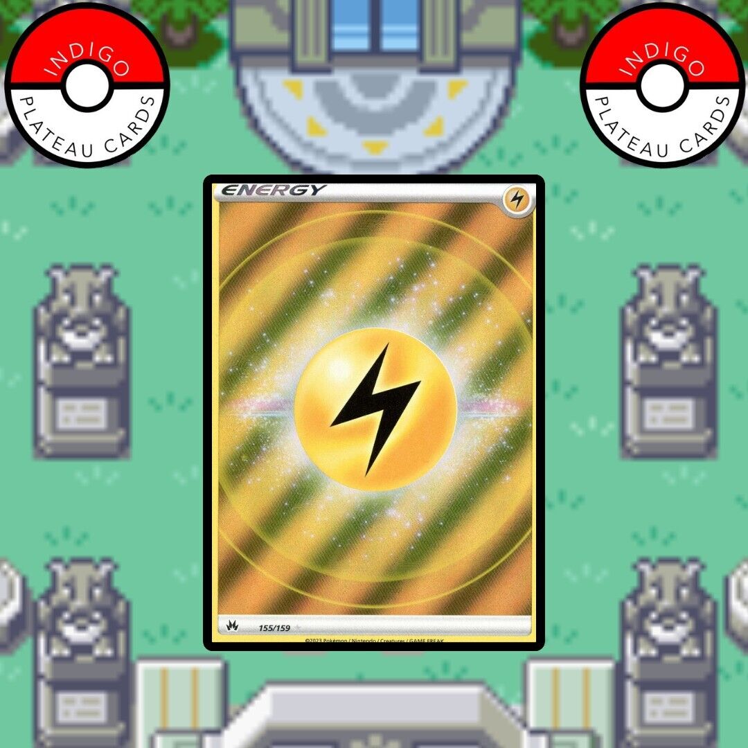 Pokemon Card Lightning Energy 155/159 Crown Zenith Textured Full Art NM