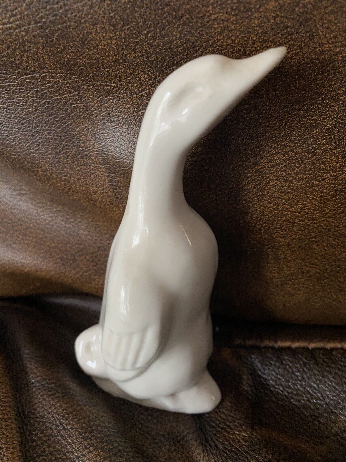 Vintage *Rare* Abingdon White Ceramic Duck/Goose