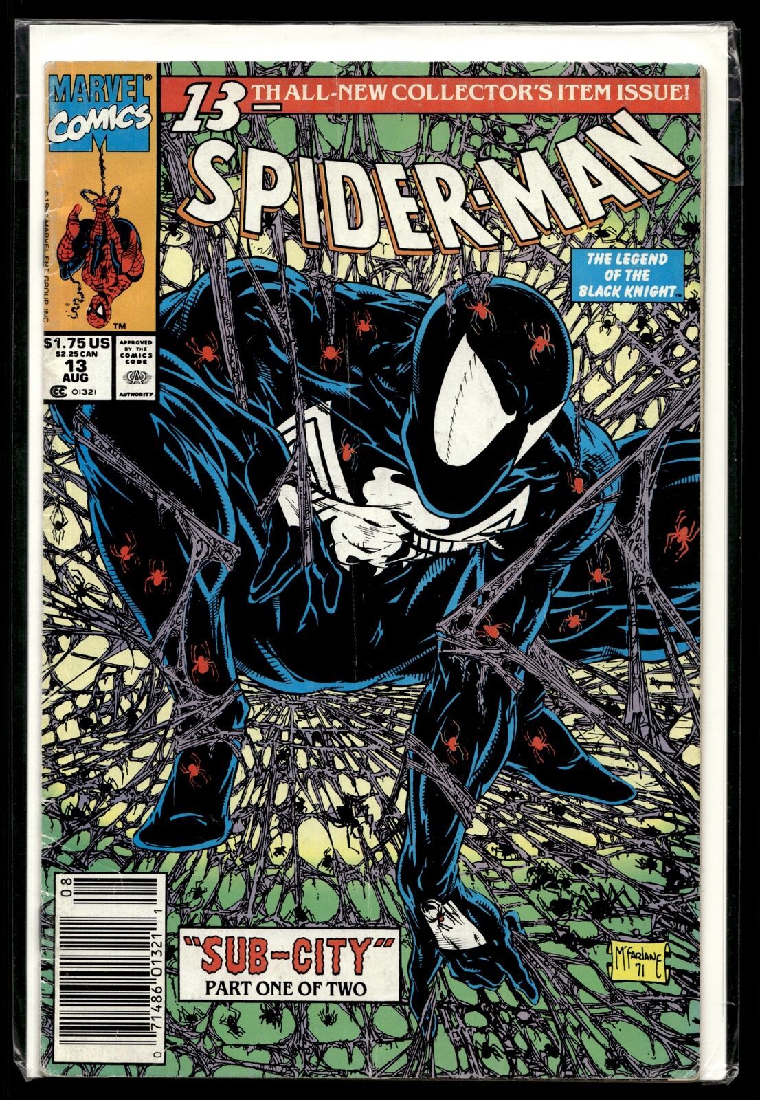 1991 Spider-Man #13 Newsstand Marvel Comic