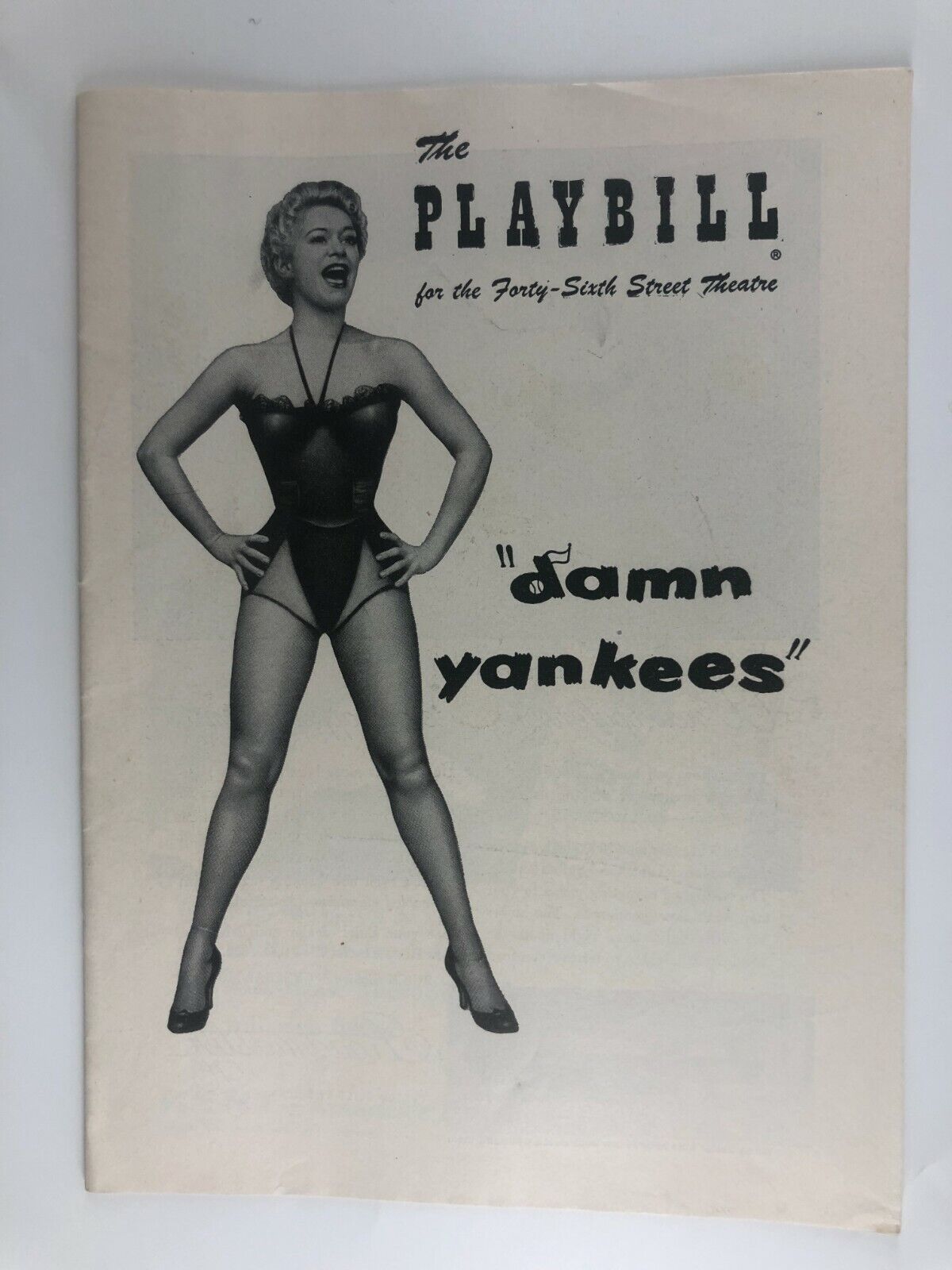 1957 Damn Yankees Forty Sixth Street Theatre Gretchen Wyler Stephen Douglass