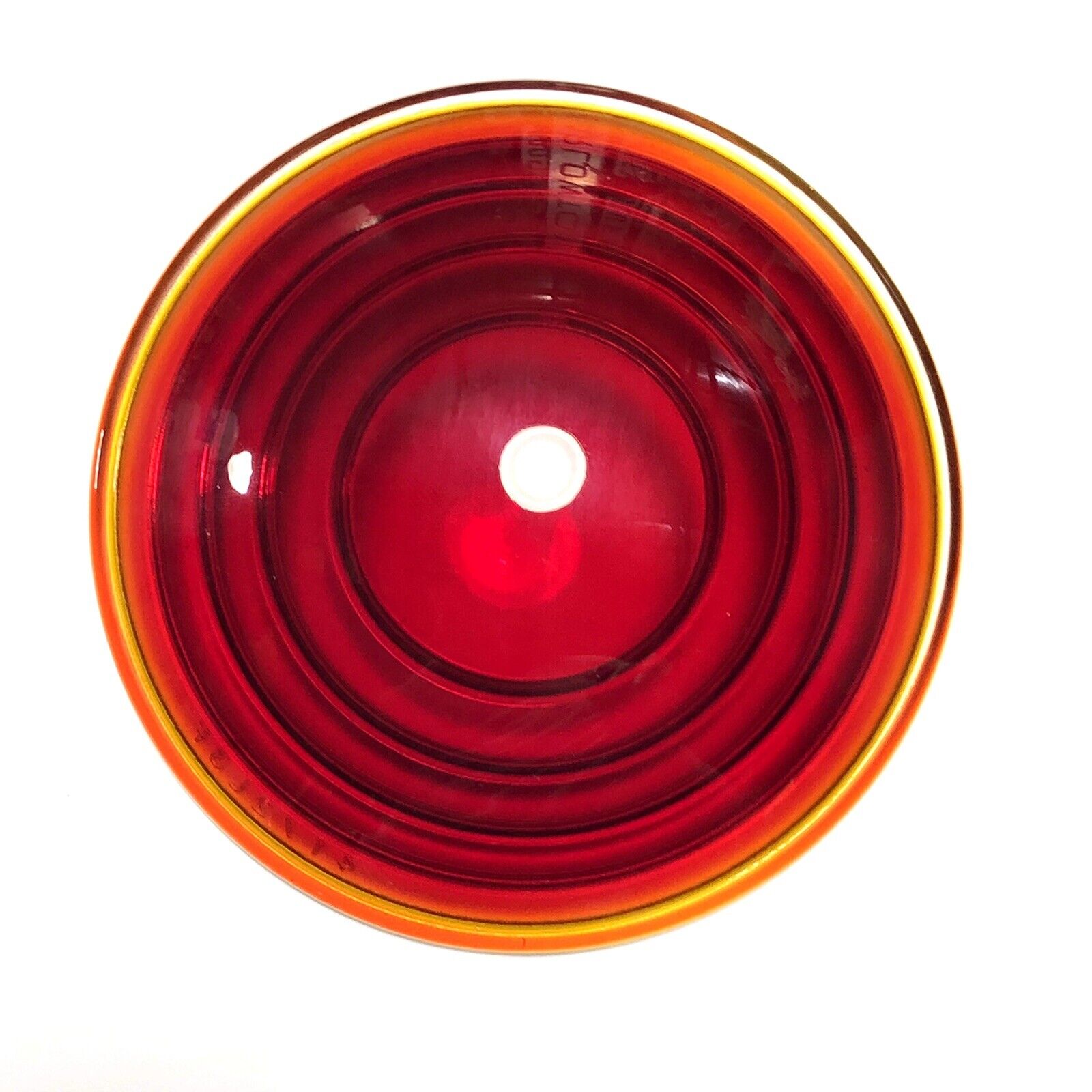 4-1/2” Glass Railroad RED Signal Lamp Lantern Optical Lens
