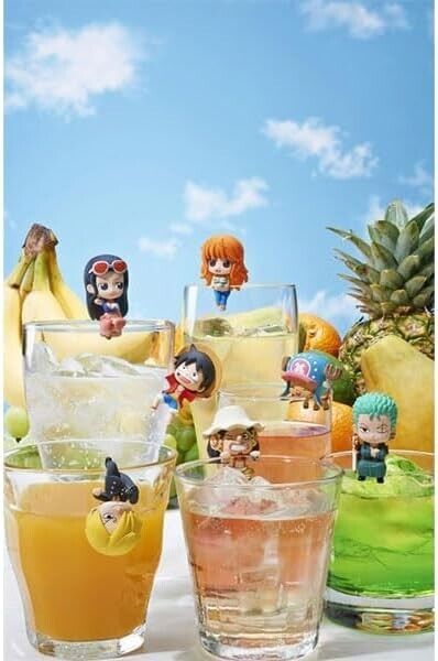 MegaHouse Ochatomo Series ONE PIECE Pirates\' Tea Time 8Pack BOX From Japan