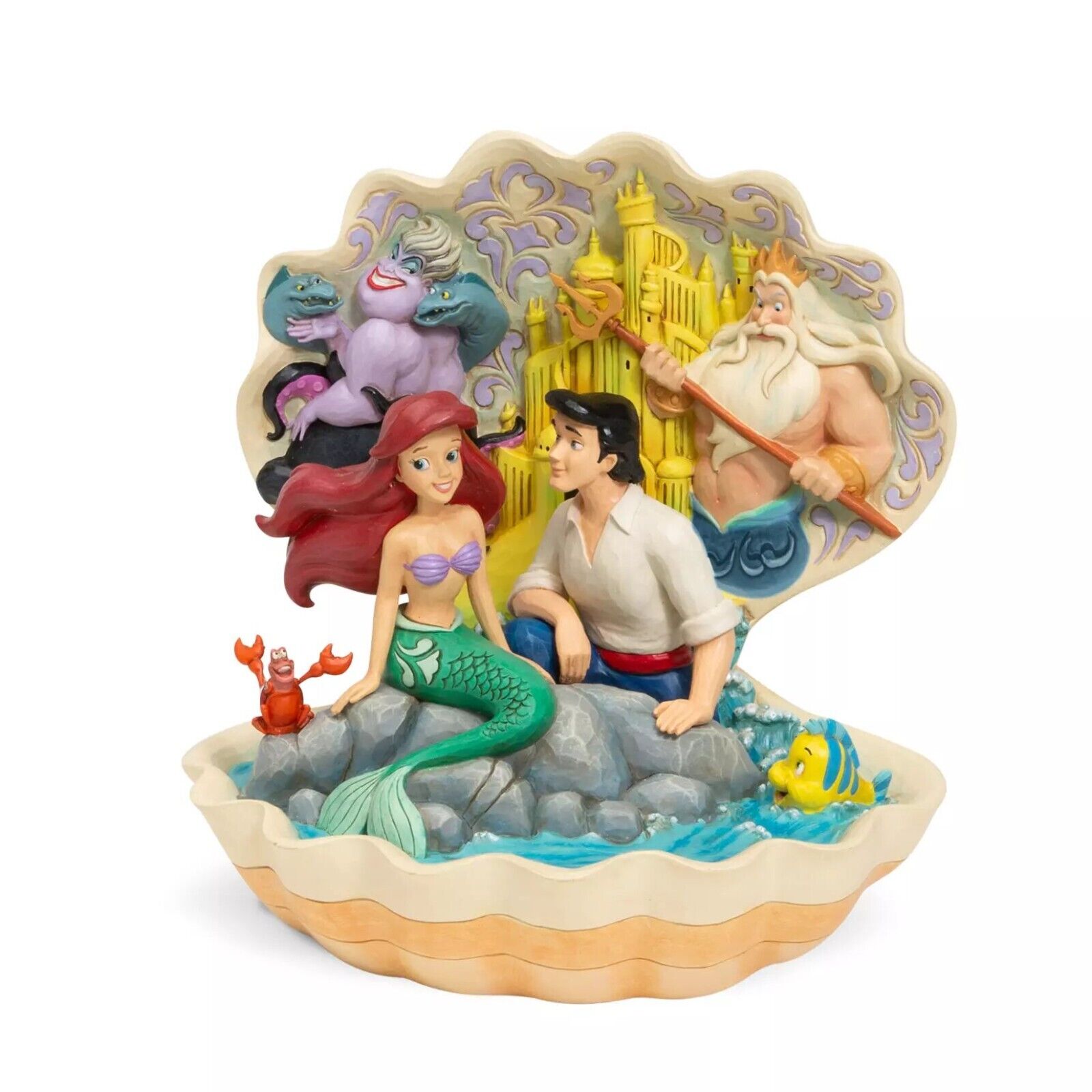 Jim Shore Disney Traditions - Seashell Scenario - The Little Mermaid 6005956