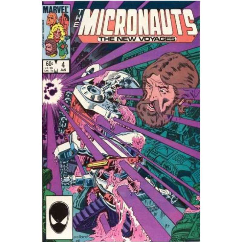 Micronauts (1984 series) #4 in Very Fine condition. Marvel comics [b 