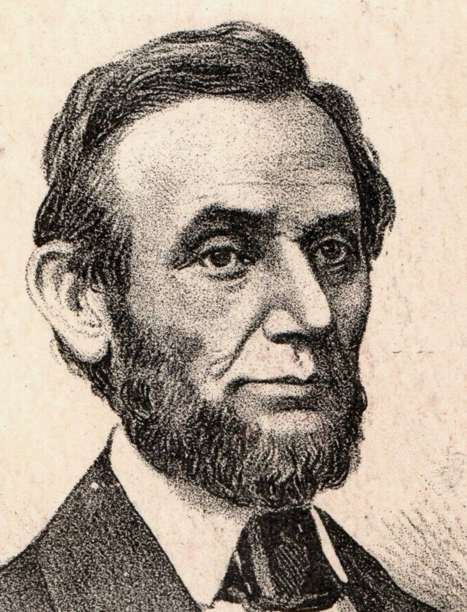 1880s U.S. President Abraham Lincoln F163