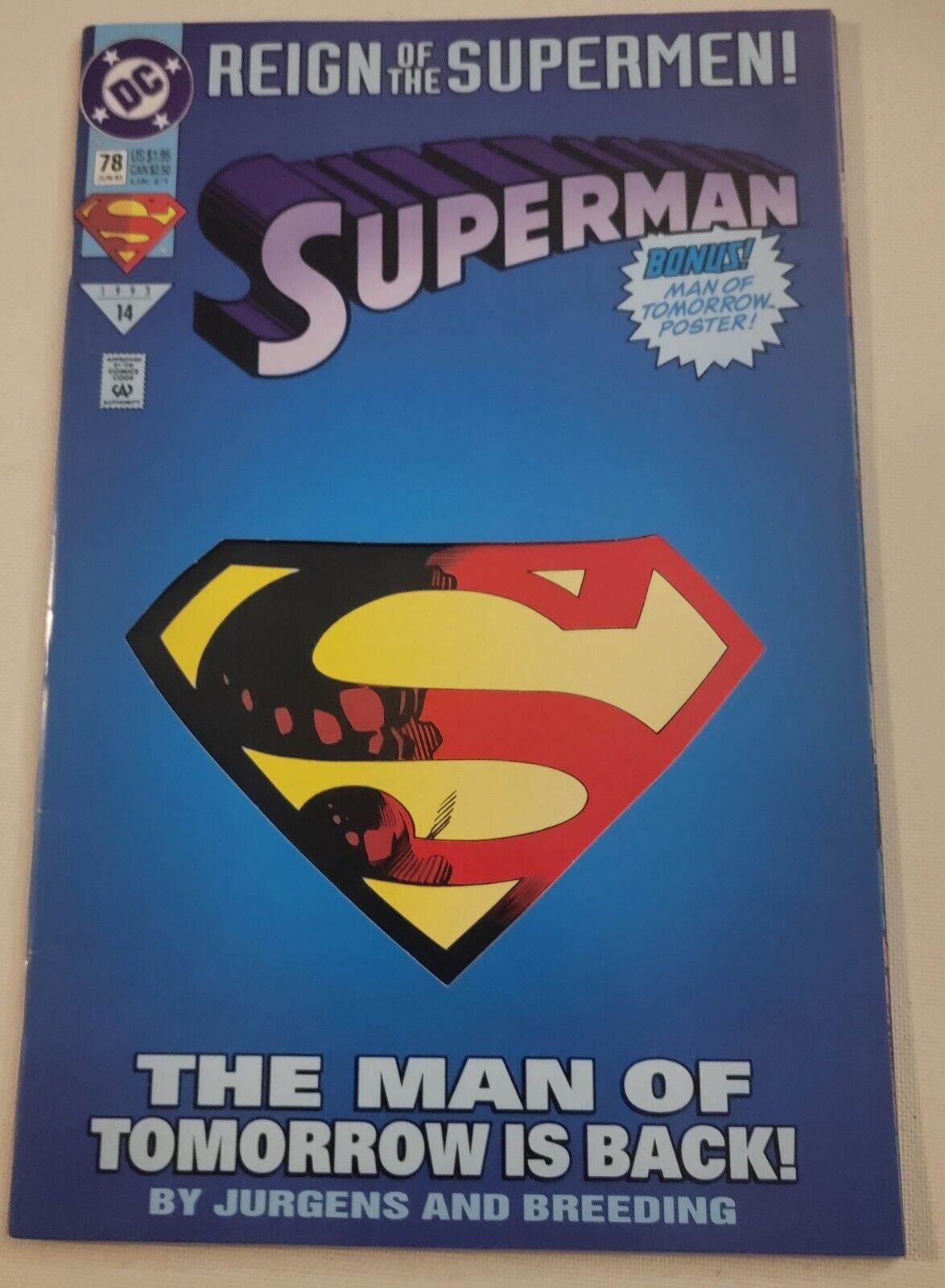 Superman: reign of the supermen #78 (1993)