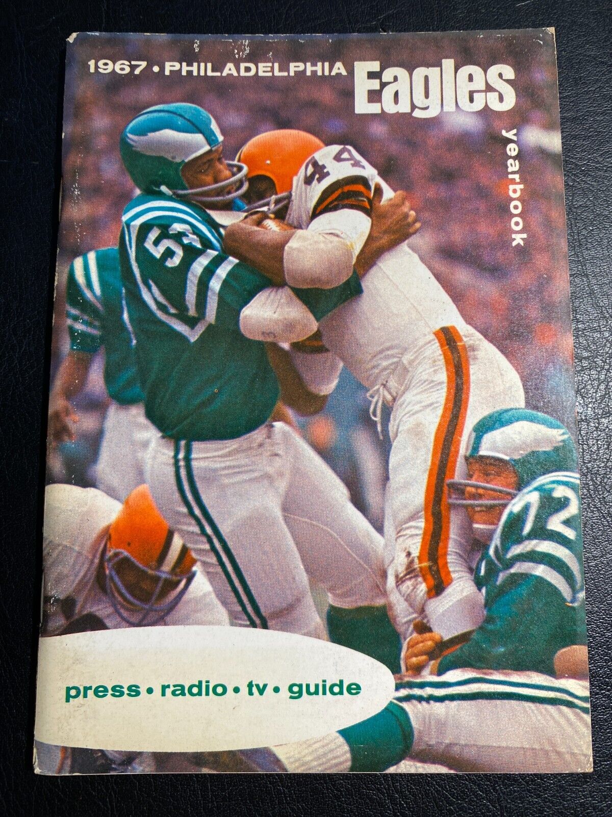 1967 Philadelphia Eagles Yearbook Press Radio TV Guide NFL Football