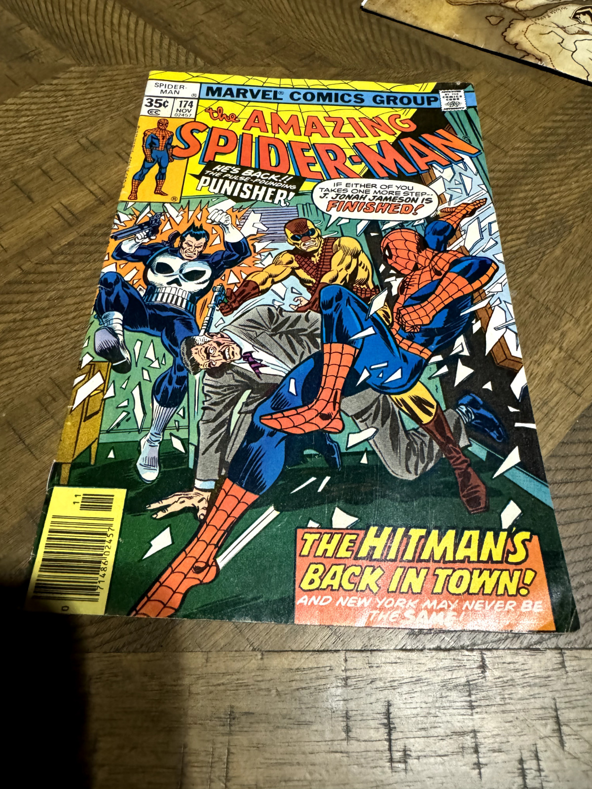The Amazing Spider-Man #174 - Return of The Hitman/Punisher (Marvel 1977)