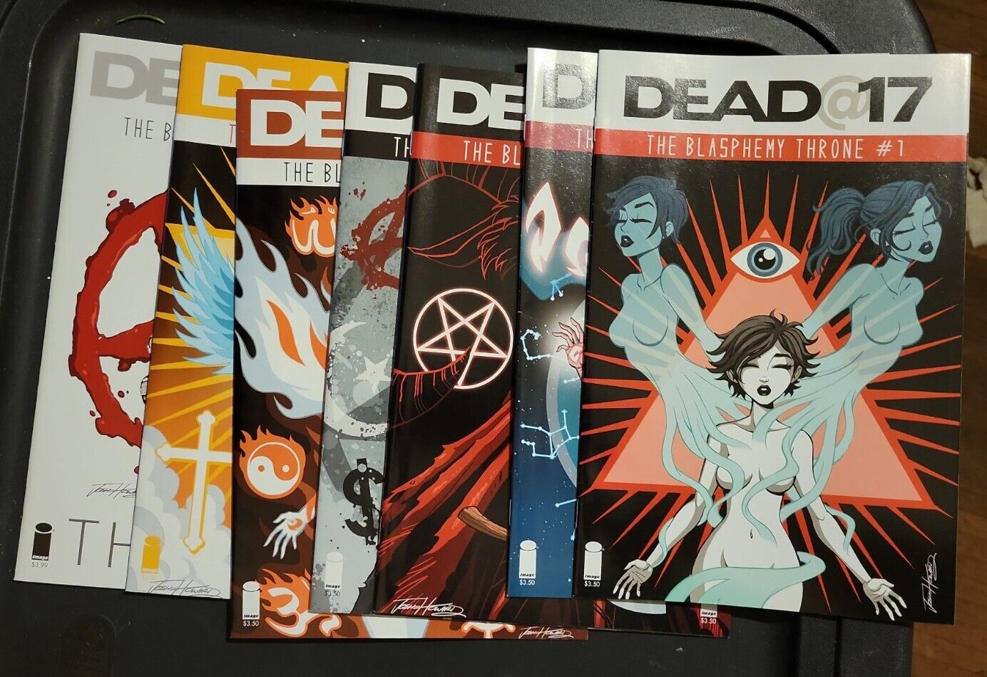 DEAD@17 THE BLASPHEMY THRONE #1 to #7 - COMPLETE Mini-series - IMAGE - VF/NM