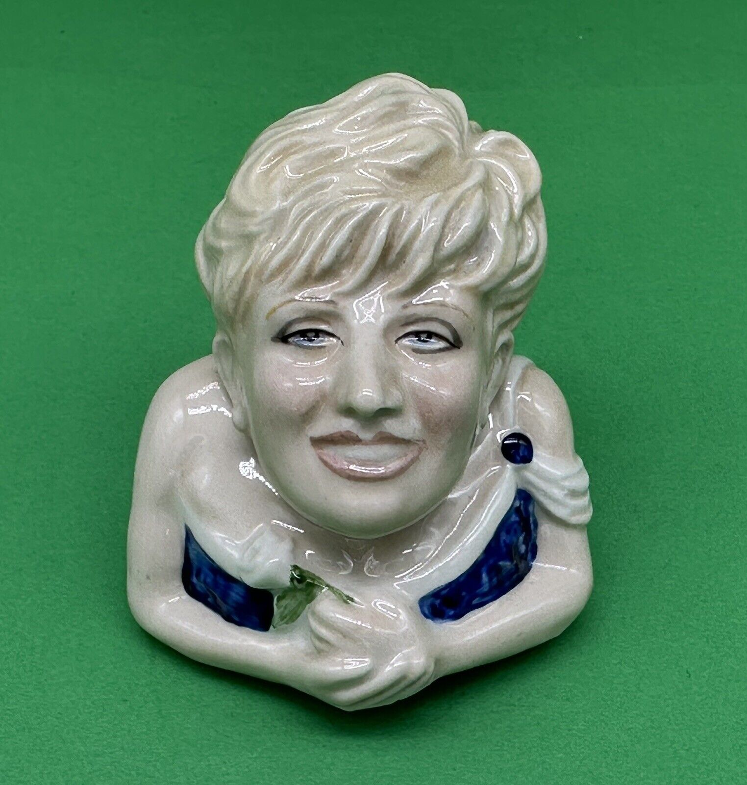Kevin Francis Face Pots- Princess Diana Prototype/Color Trial, c.2004, 2.5