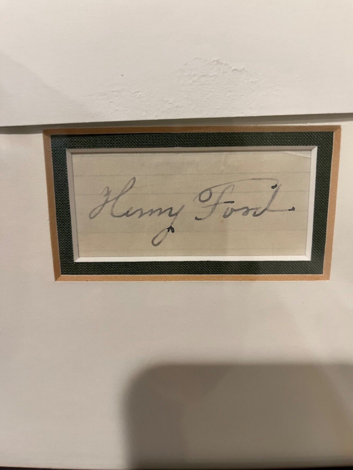 henry ford signature