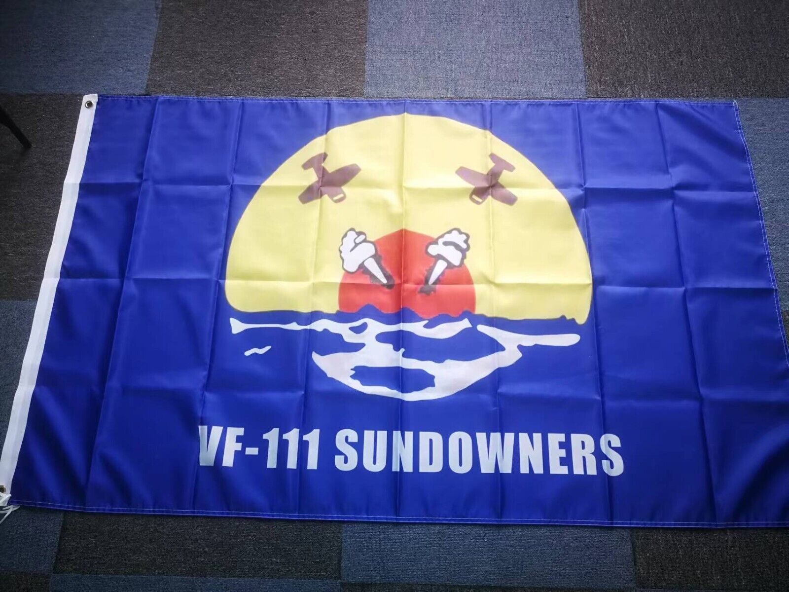 USN VF-111  VFC-111 Sundowners 3x5 ft Flag Banner F 14 Tomcat