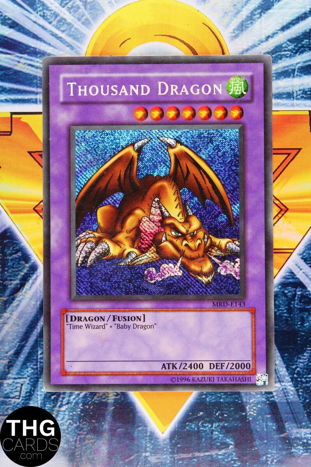Thousand Dragon MRD-E143 Reverse Secret Rare Yugioh Card MISPRINT 1