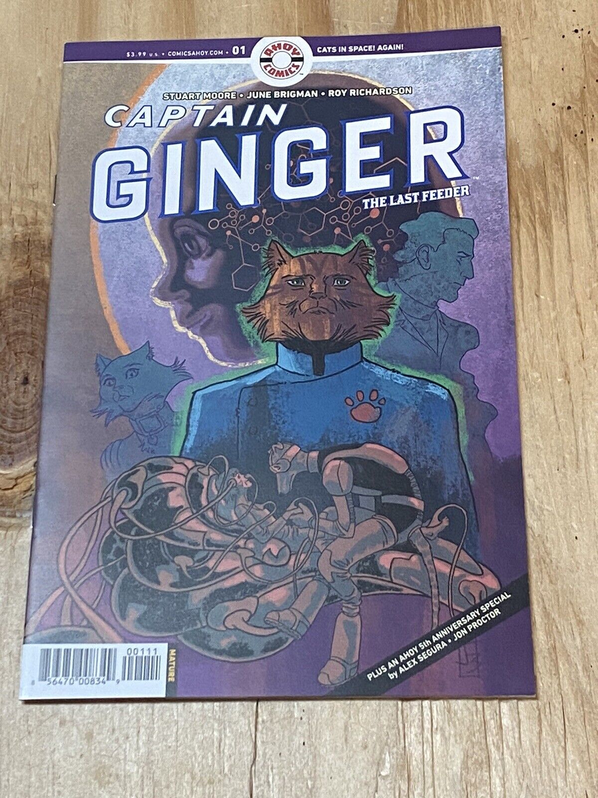 Captain Ginger: The Last Feeder #1 June Brigman Cover Ahoy Comics 2023