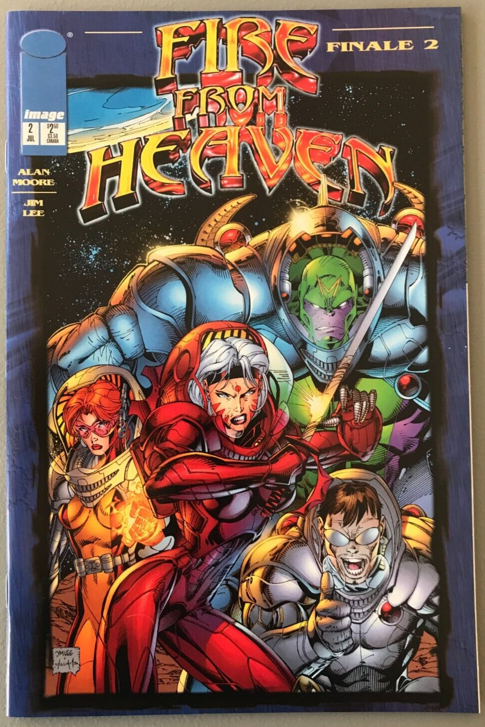 Fire From Heaven #2 Alan Moore Jim Lee Wildcats Final Issue Image NM/M 1996