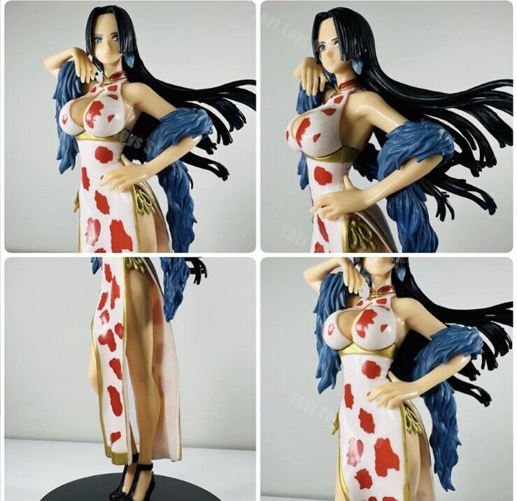 NEW Anime One Piece Boa Hancock Cheongsam PVC Figure Statues Toys No Box 24 Cm