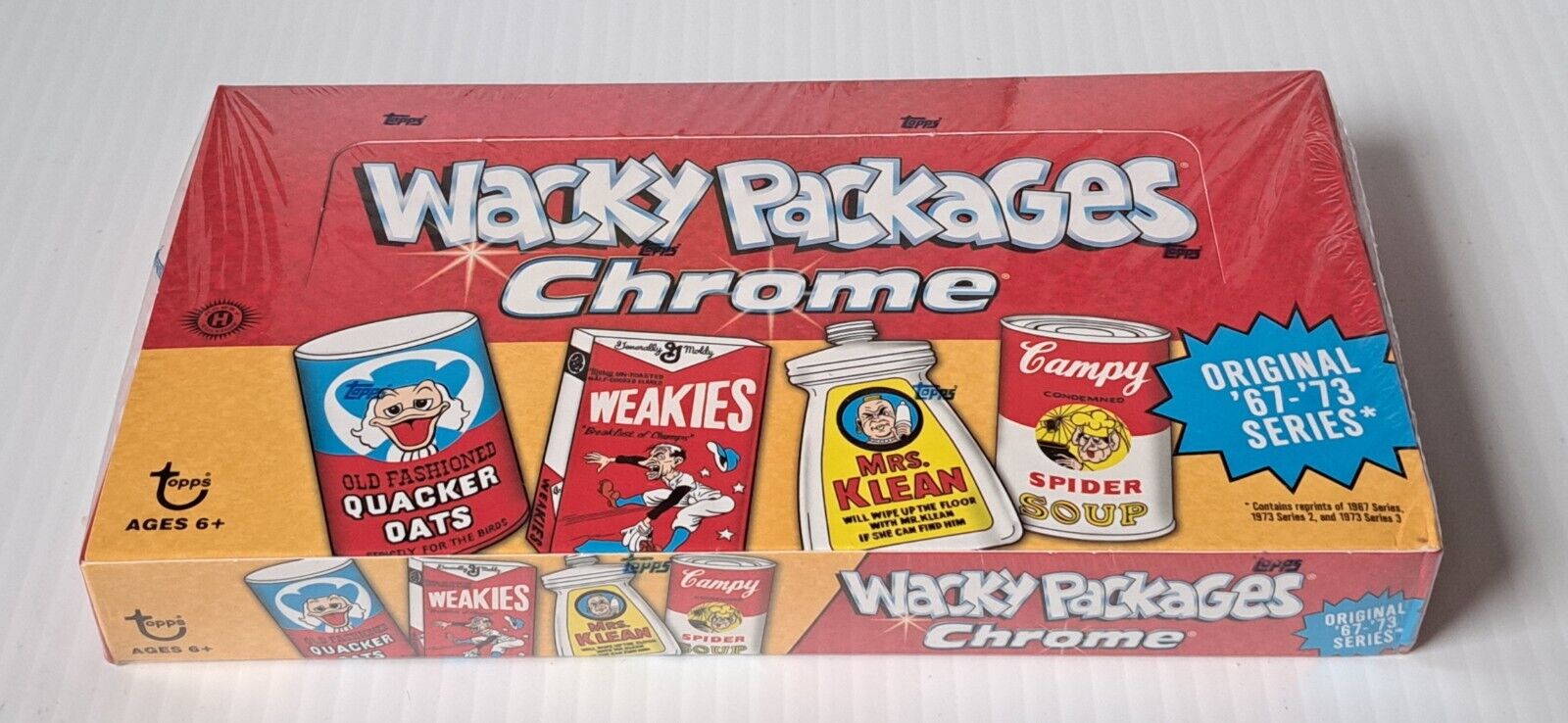 2014 TOPPS WACKY PACKAGES CHROME TRADING CARDS 24 PACK BOX SEALED NEW