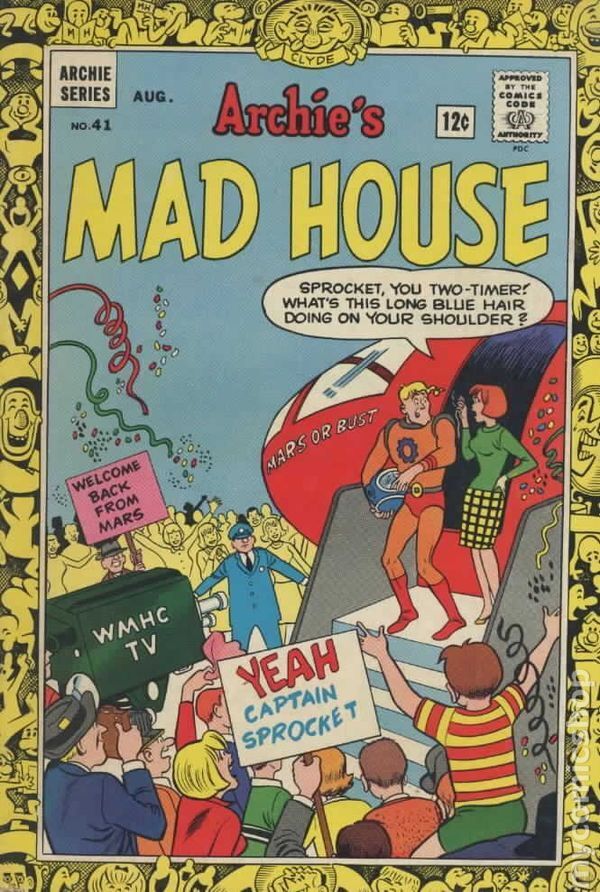 Archie\'s Madhouse #41 VG- 3.5 1965 Stock Image Low Grade