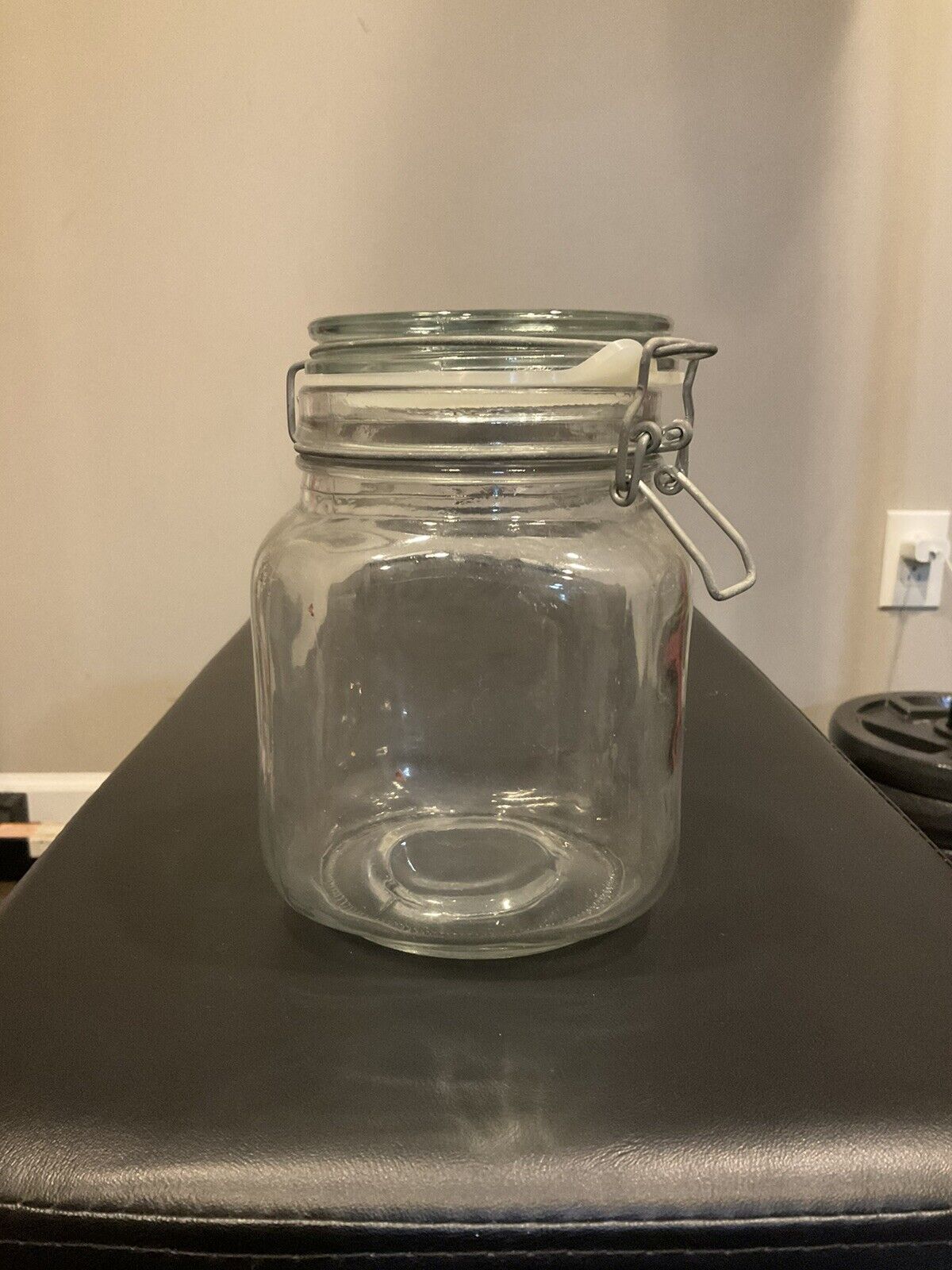 3 Quart Mason Jar With Clamping Lid Must Have/Vintage ￼