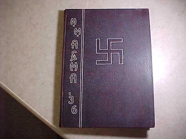 Very Rare 1936 New Mexico A & MA Swastika yearbook (NMSU) Las Cruces NM