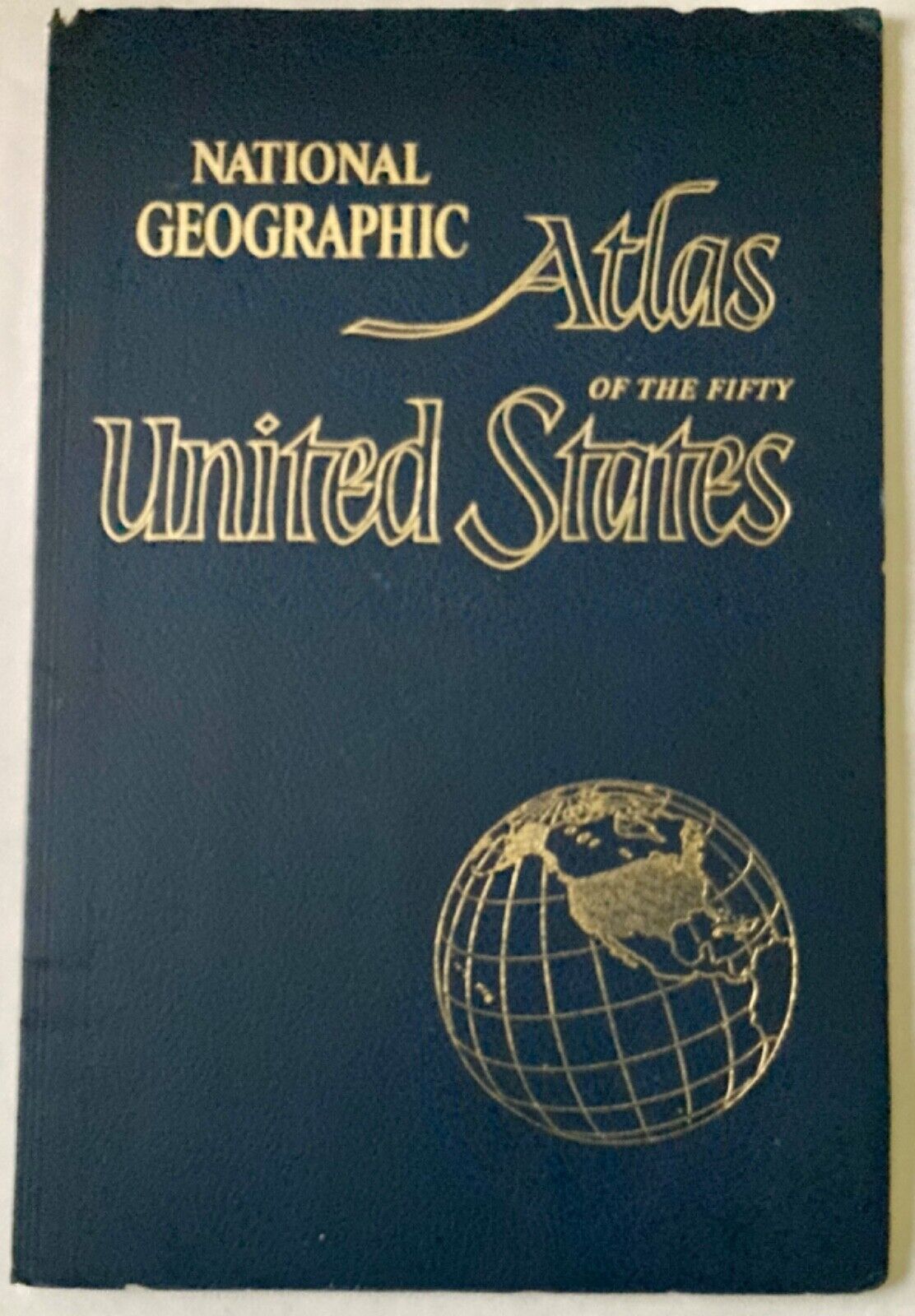 NATIONAL GEOGRAPHIC ATLAS OF THE FIFTY UNITED STATES - VINTAGE 1960