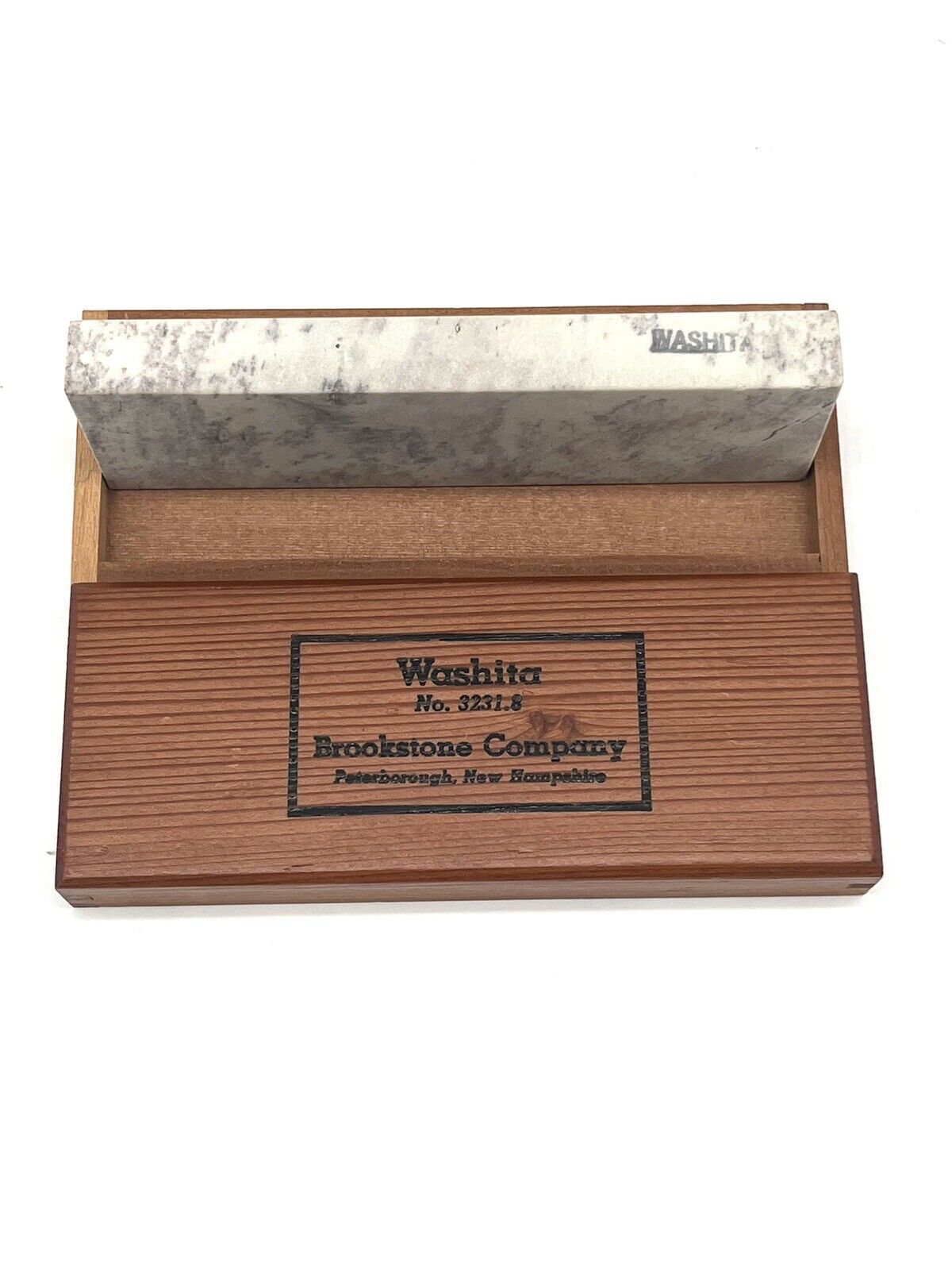 Vintage White Washita Natural Sharpening Stone 3231.8