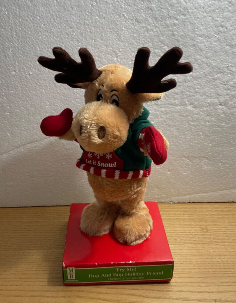 MerryBrite Dan Dee Hop & Bop Reindeer Sings Rockin Reindeer 12” Animated *Video*