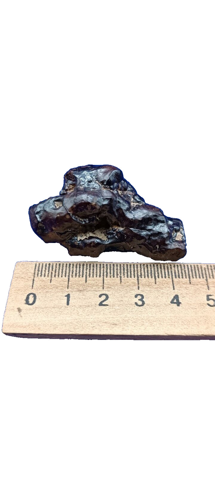 Beautiful stone meteorite. Very beautiful shape, visible traces of melting 29gr