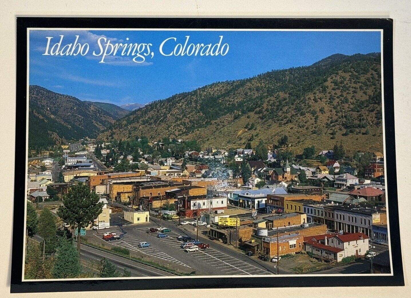 Idaho Springs, Colorado Aerial View Postcard