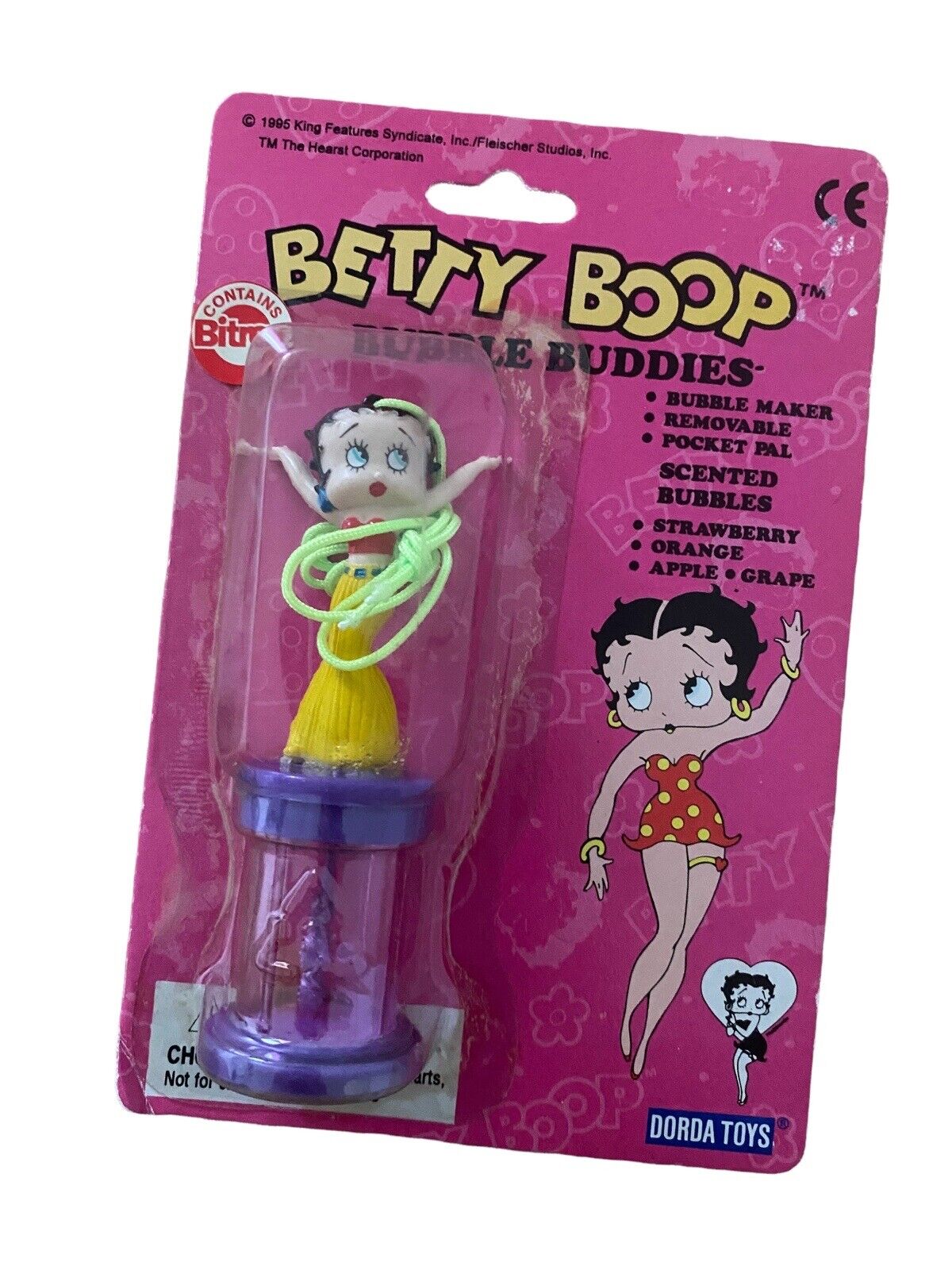 Vintage 1995 Dorda Toys Betty Boop Bubble Buddies Bubble Maker NOS