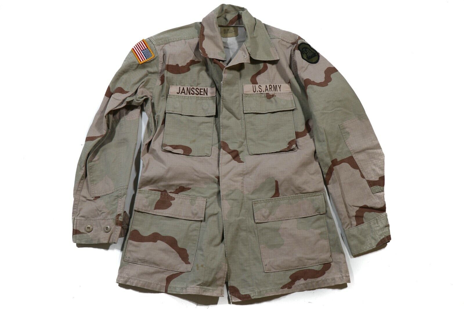 Original US Iowa National Guard DCU Jacket - Desert Combat Uniform BDU 