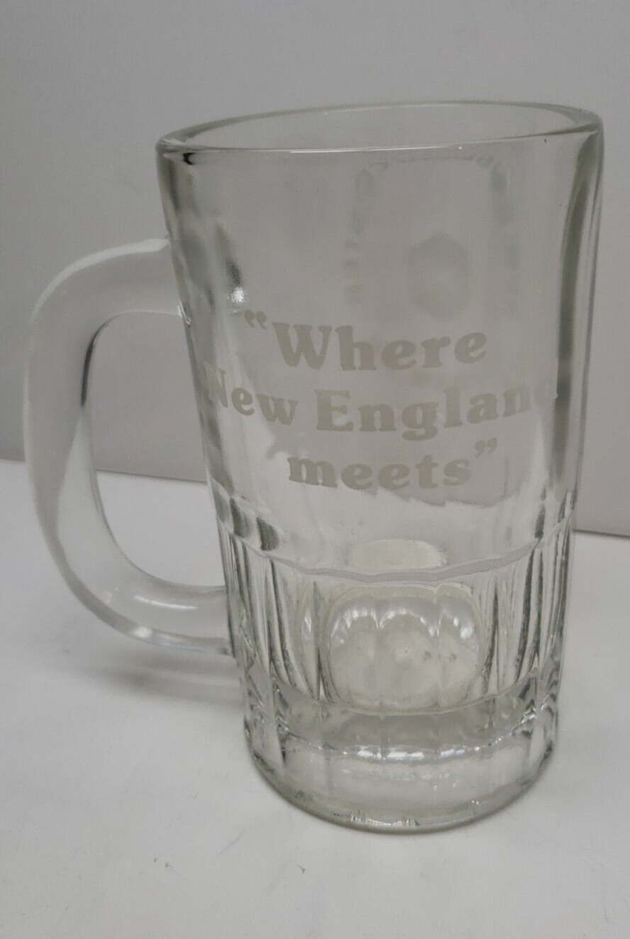 New England Center Durham NH Where New England Meets Glass Beer Mug