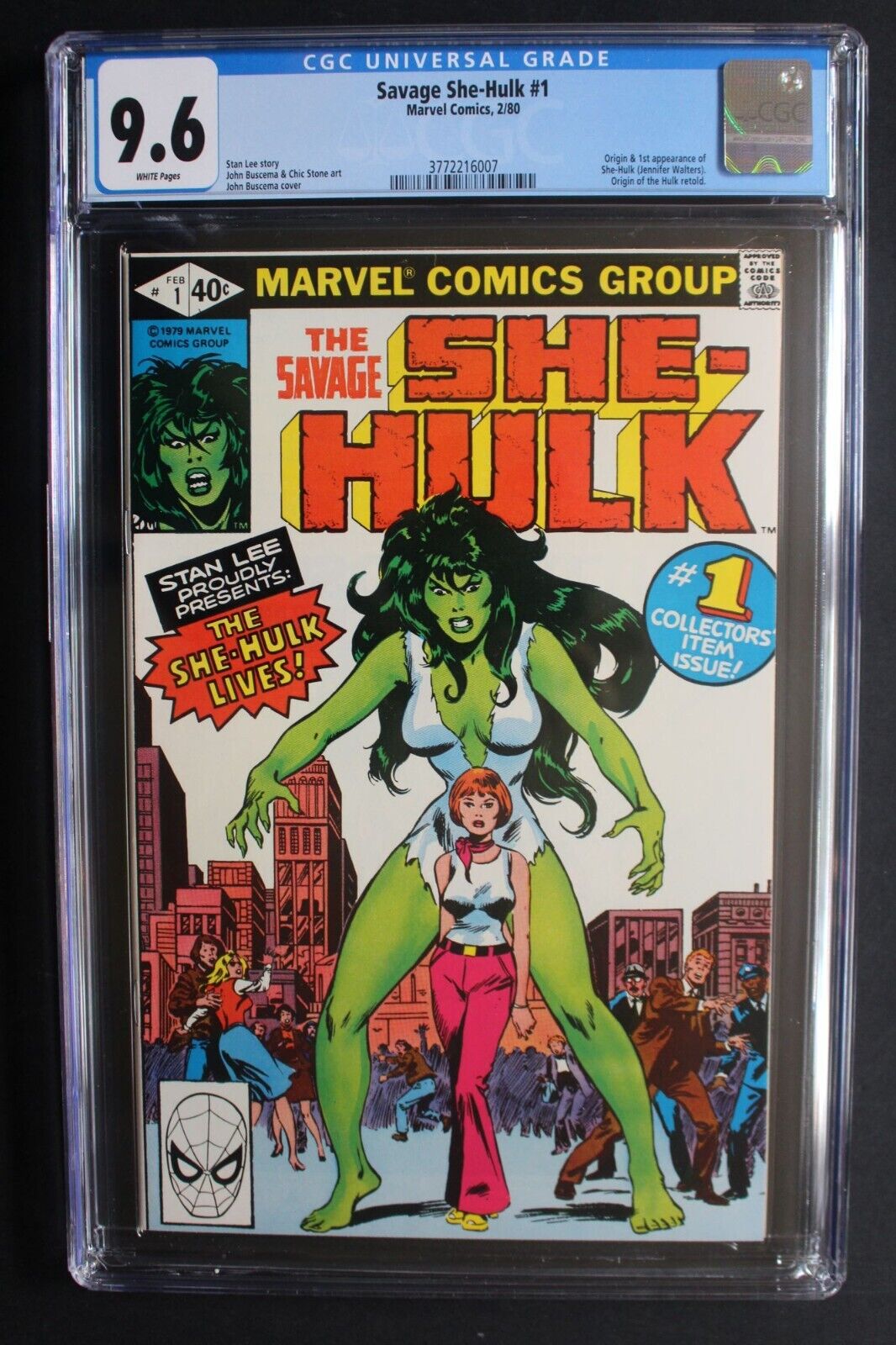 Savage She-Hulk #1 Origin 1st Jennifer Walters 1980 GGA Marvel TV Series CGC 9.6