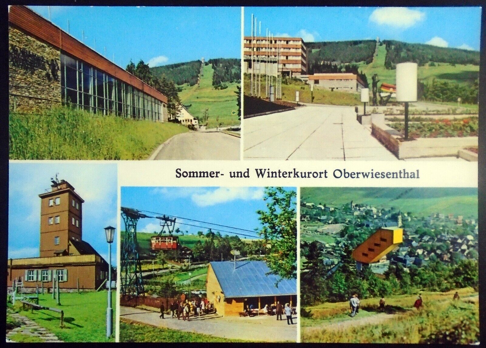 Summer and Winter Health Resort, Multiple Views, Oberwiesenthal, Germany