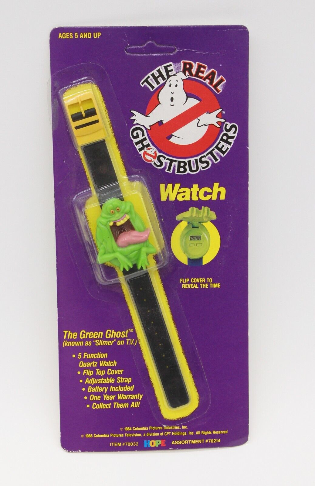 New 1980s Slimer Ghostbuster Children's Watch