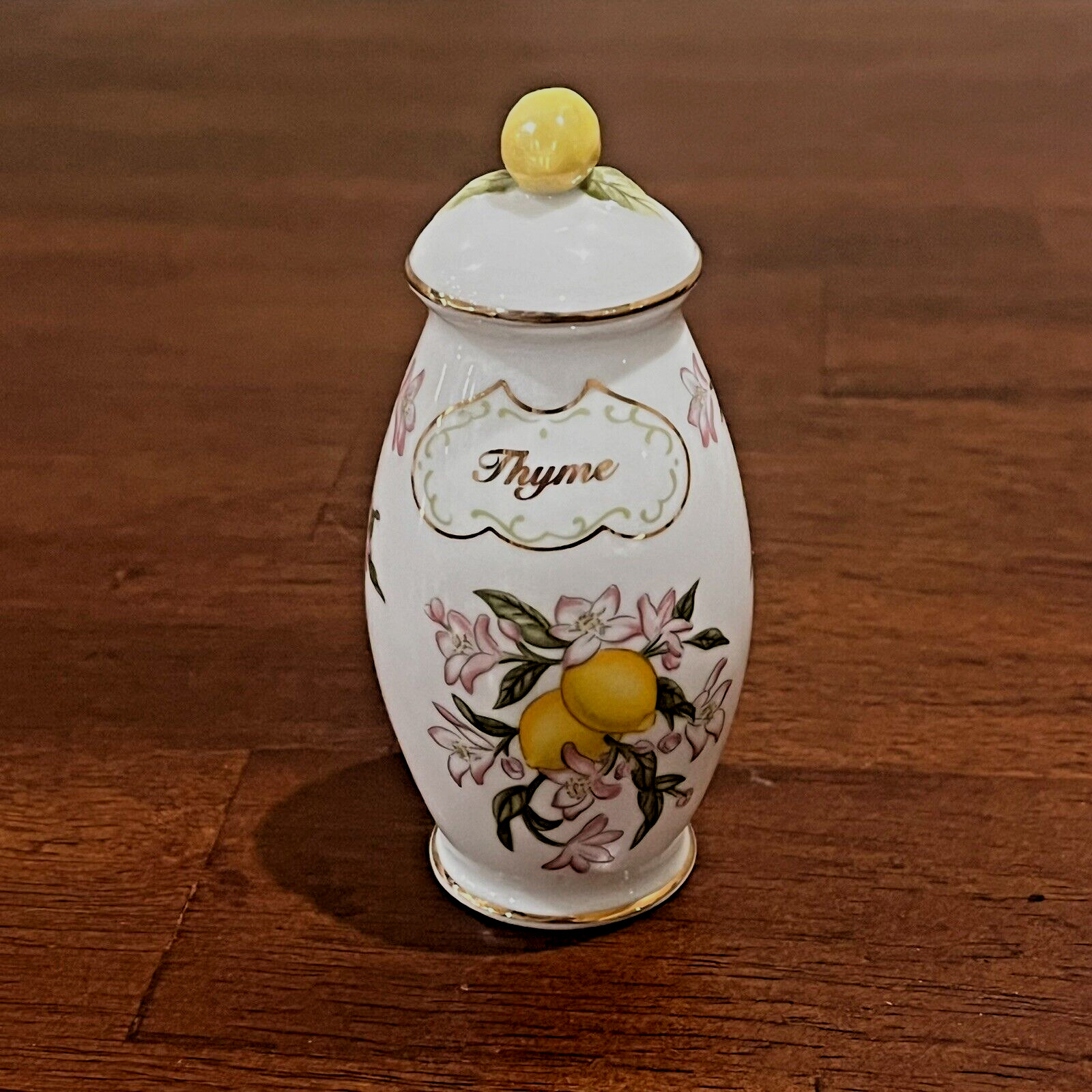 Lenox Orchard Spice Jar Thyme 1994 Vintage